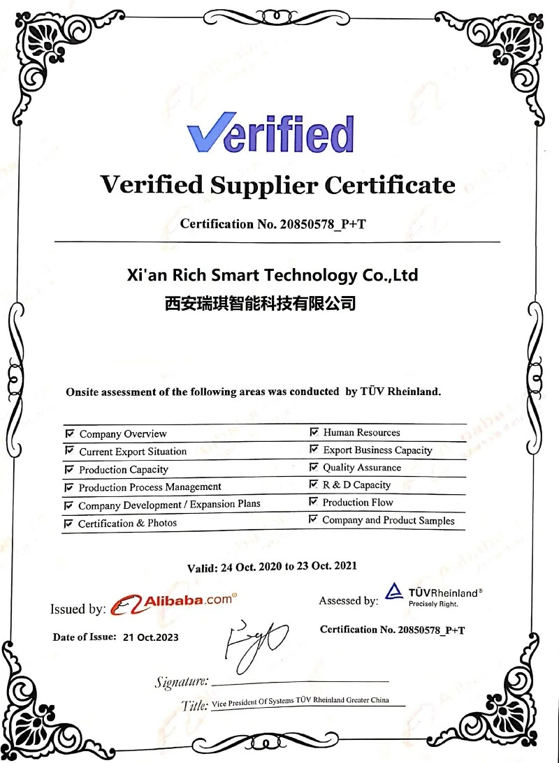 003 TUV certified supplier-RST 003 TUV certified supplier-RST